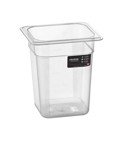 Professional PC Gastronom 1/6 Küvet - 200 mm